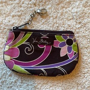 Vera Bradley card holder keychain